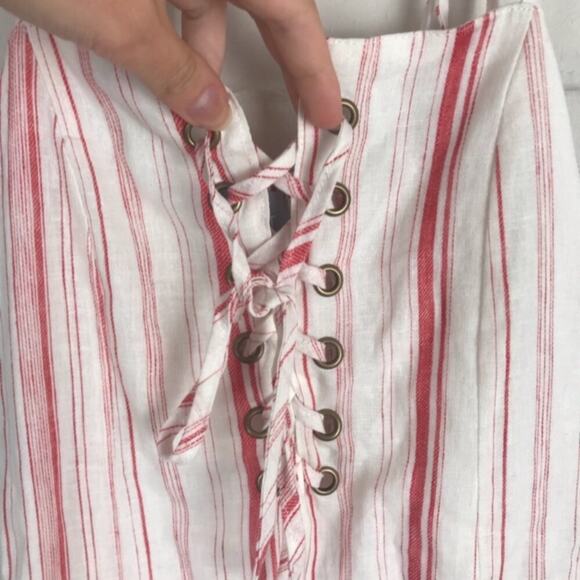 NWT Coast Boutique Tie Front Stripe Mini Dress Size S - Picture 4 of 7